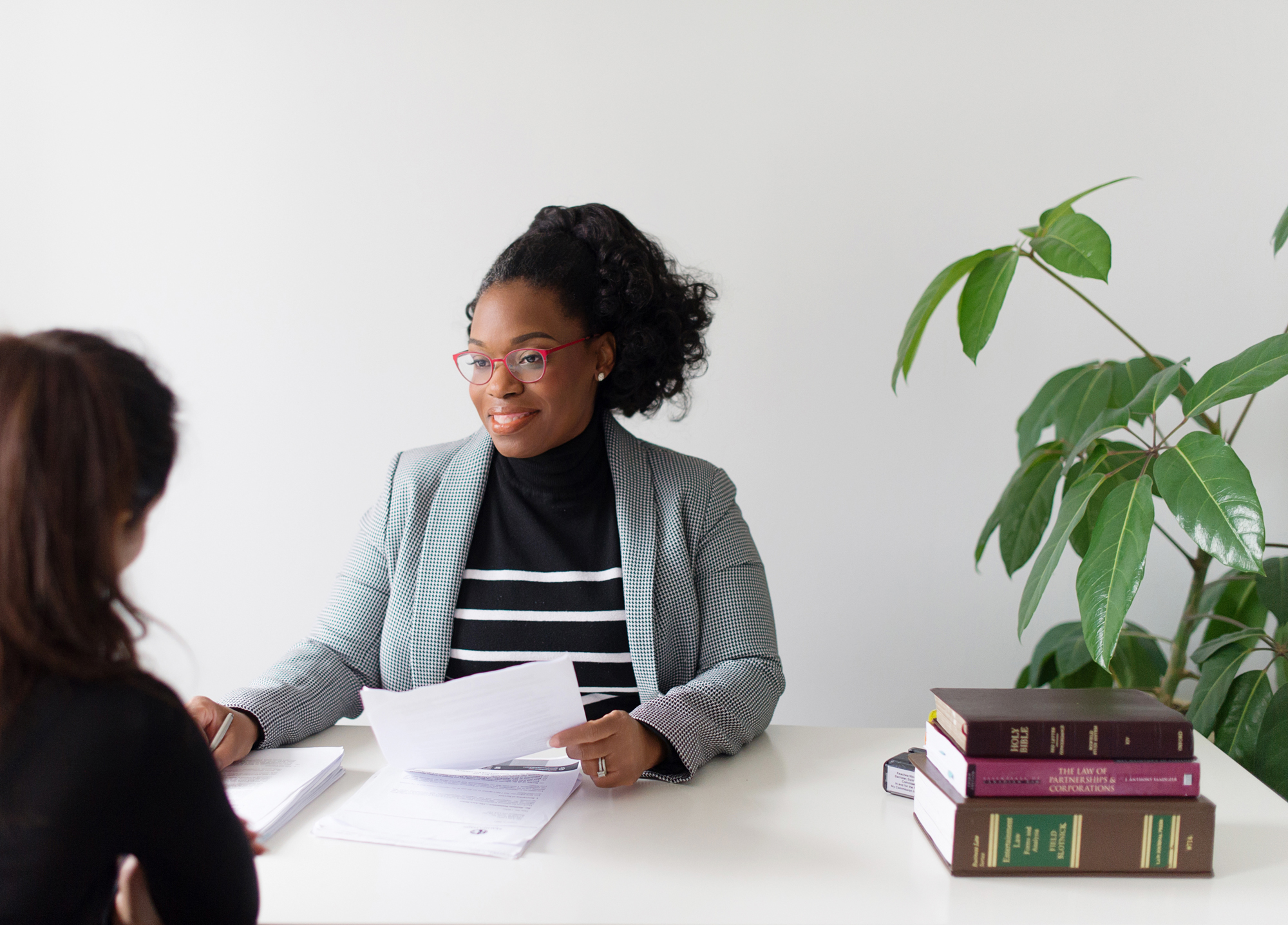 Couple meeting financial adviser